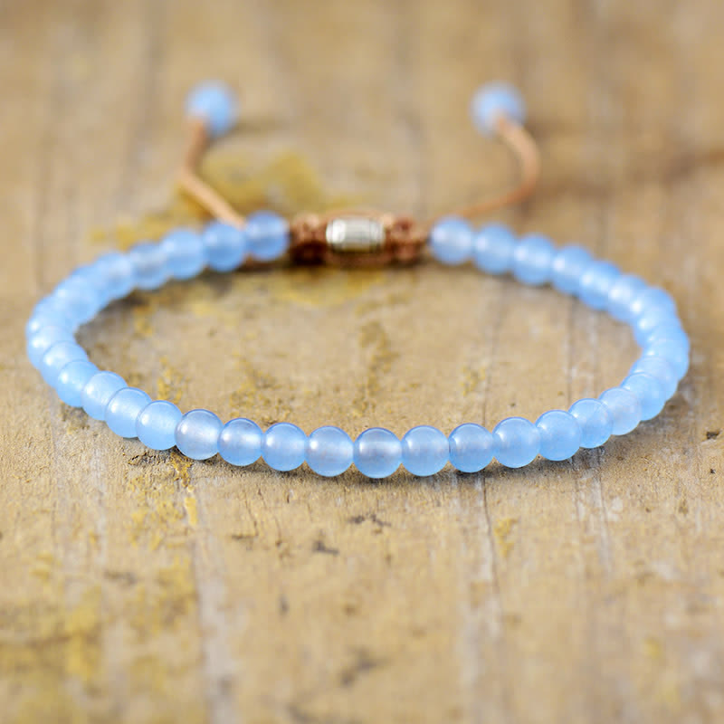 Aisha - Adjustable Braided Gemstone Bracelet for Women
