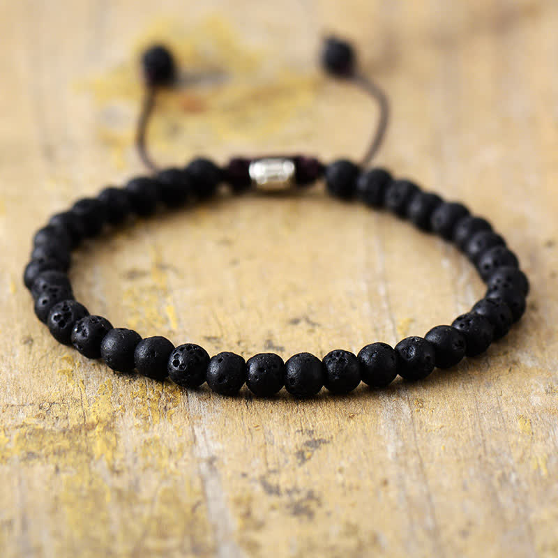 Aisha - Adjustable Braided Gemstone Bracelet for Women