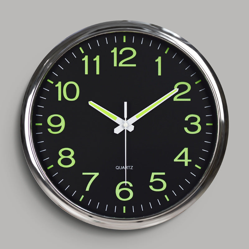 Silent Classroom Clock 30cm - Glow-in-Dark Clock