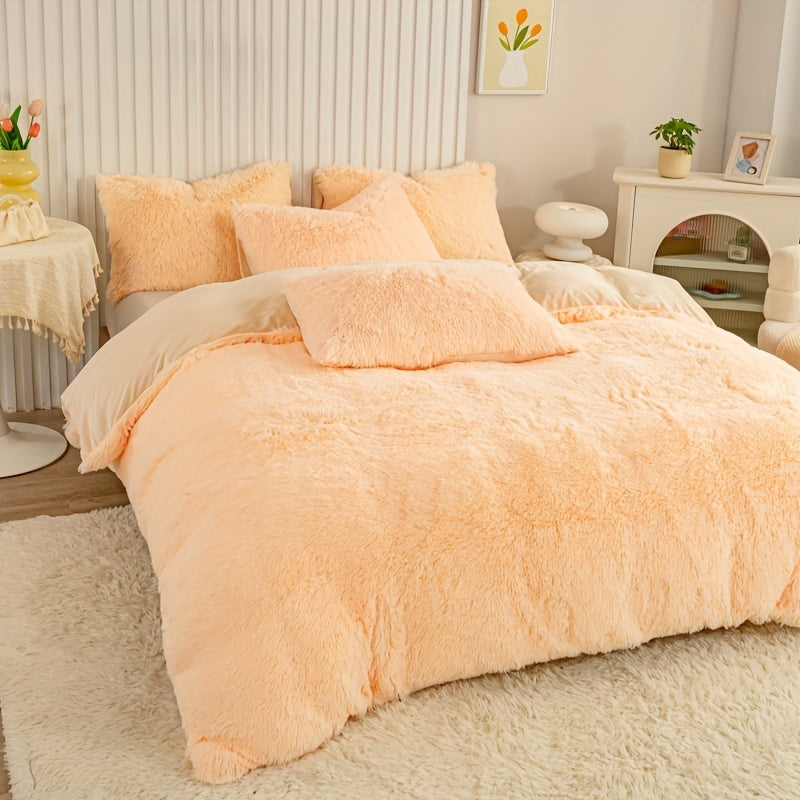 Ultra-Soft Plush Duvet Cover Set - Zipped