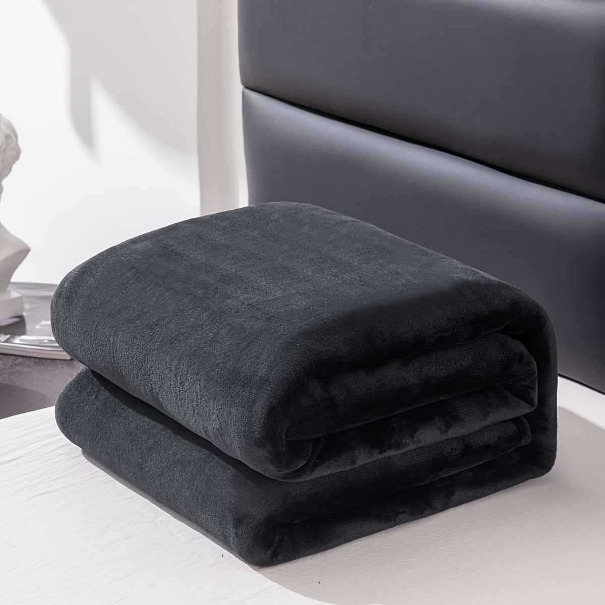 Grey Flannel Blanket - All-Season Luxury