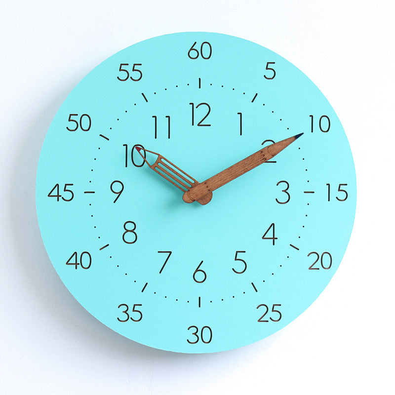 Silent Children's Wall Clock - Playful Kids Decor