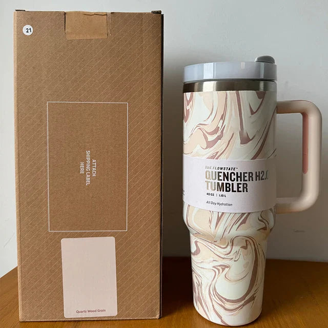 HydratePro Tumbler - 1180ml Insulated FlowState Bottle