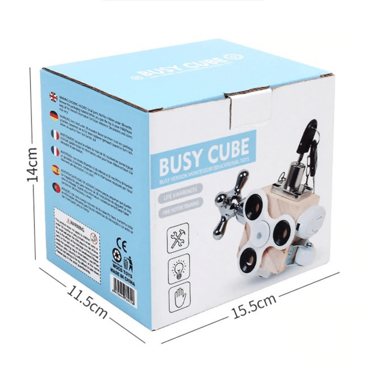 HandyCube Montessori Activity Cube Puzzle for Kids