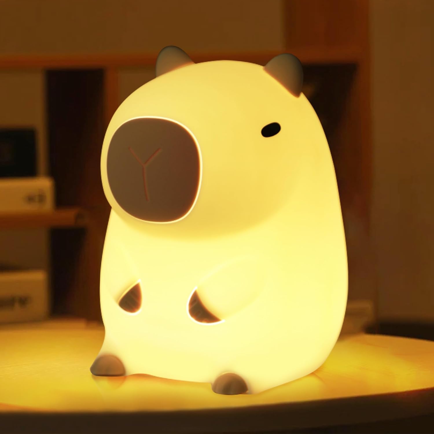 CapySnuggle LED Night Lamp - Capybara Glow