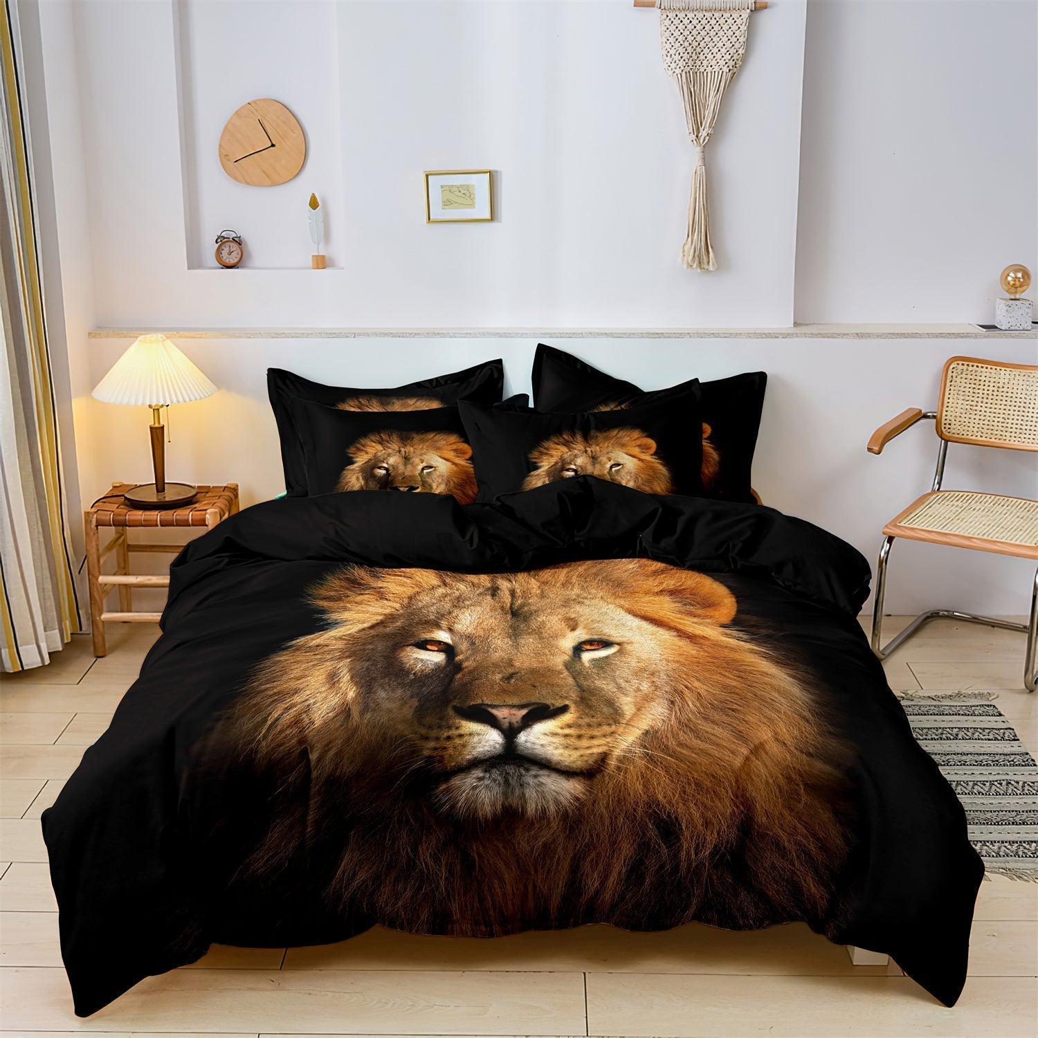 Safari Lion Print Duvet Cover - Wild Style