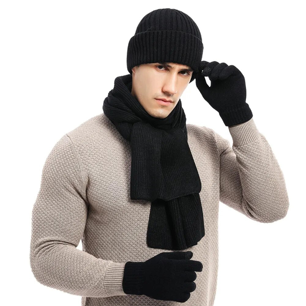 ArcticStyle - Beanie, Scarf & Gloves Set