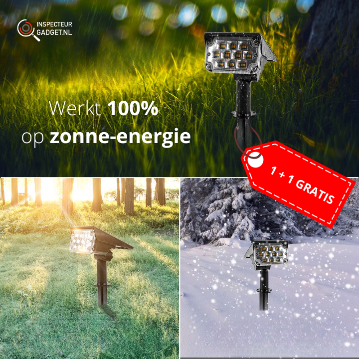 Solar Garden Spotlights - Wireless Outdoor Lights