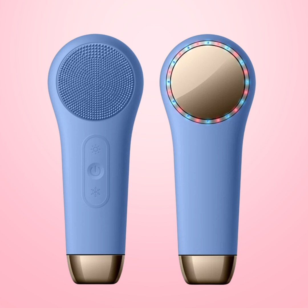 GlowEssence Facial Brush - 3-in-1 Cleansing and Skincare Device