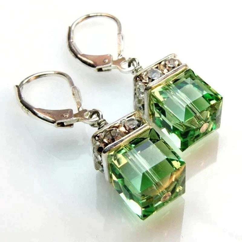Green Peridot - Drop Earrings for Women