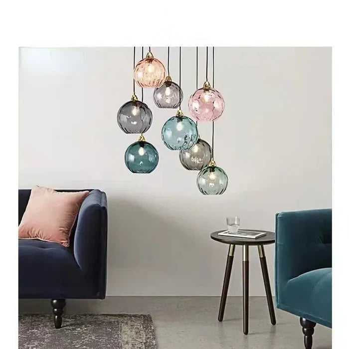 LumiSphere Pendant Light - Elegant Glass Globe Lamp