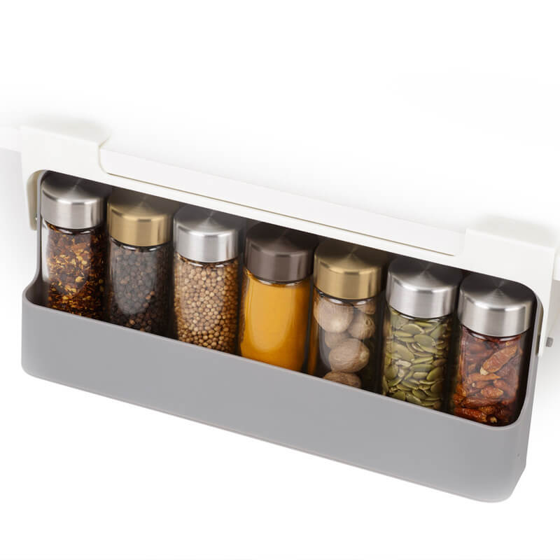 Slim Wall Spice Rack - Space-Saving Kitchen Organizer