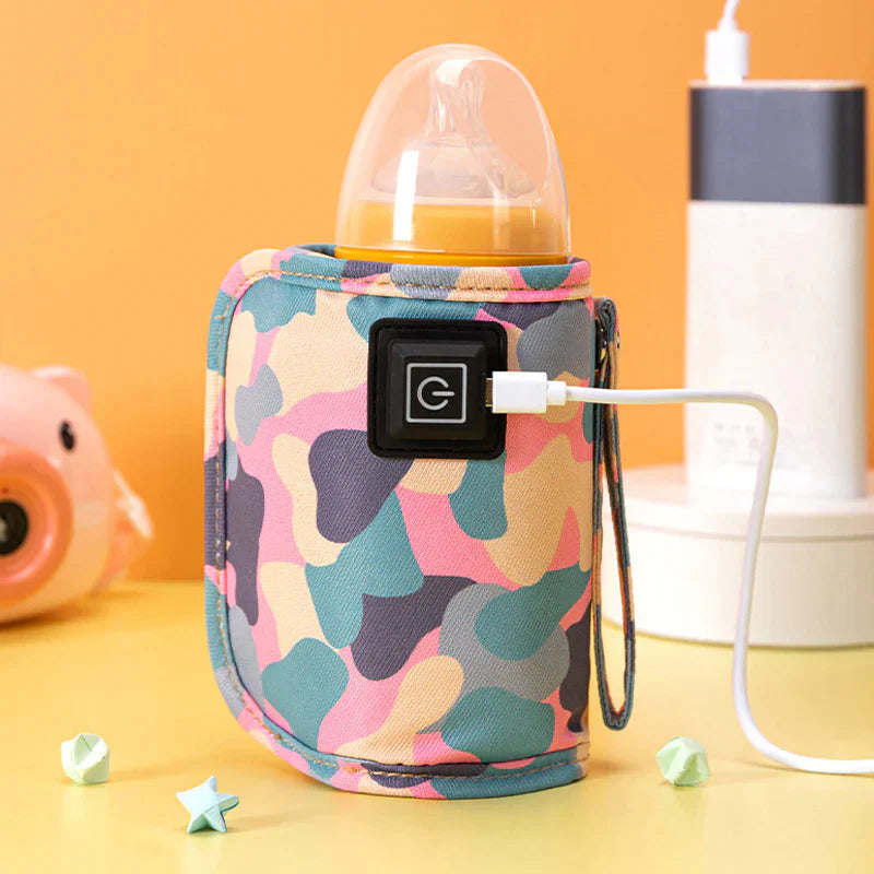 Portable USB Bottle Warmer - Travel Baby Milk Heater