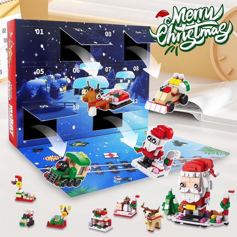 BuildJoy Festive Building Blocks Advent Calendar