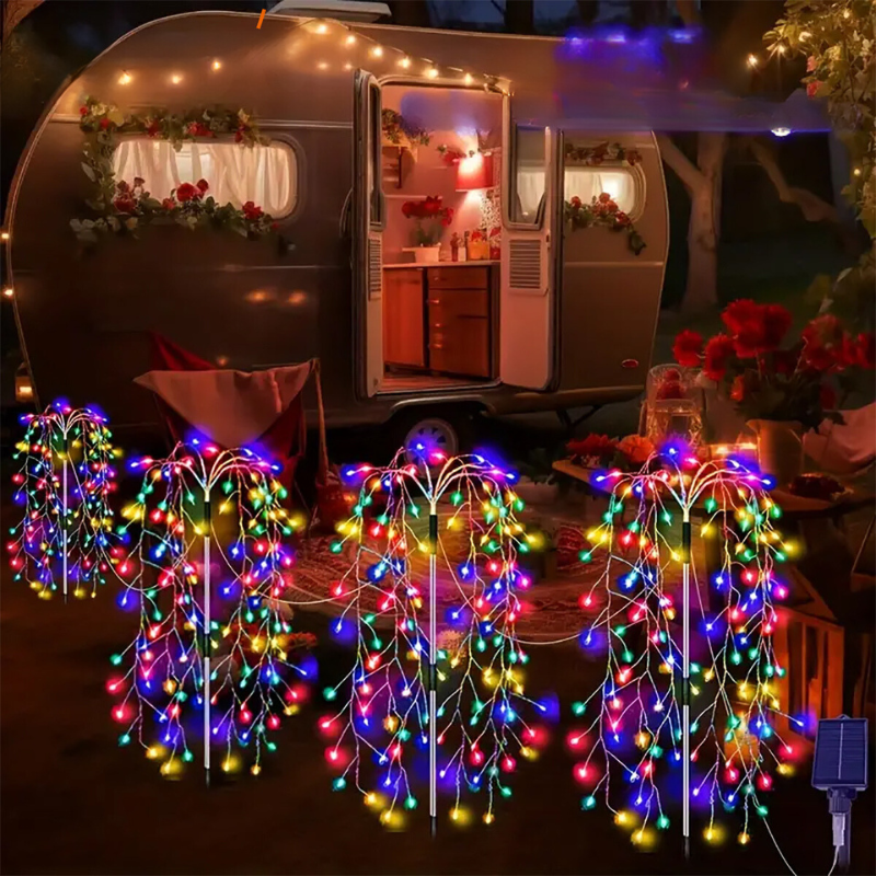 IllumiNuit Solar - Firework Solar String Lights for Outdoors