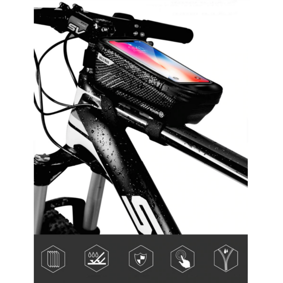 FrameX - Stylish Storage Case for Your Bike Accessories
