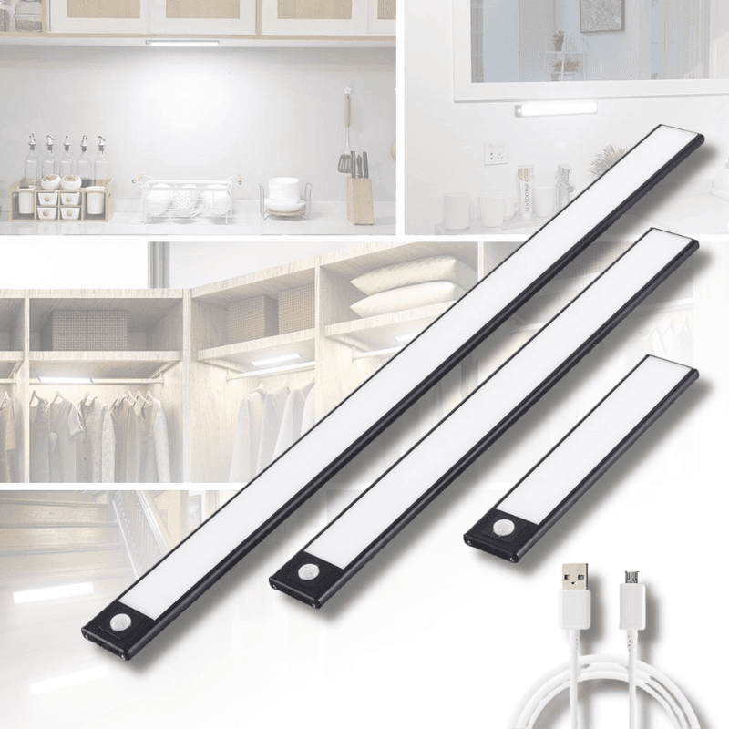 RechargeGlow LED Strips - Rechargeable Motion Sensor Lights