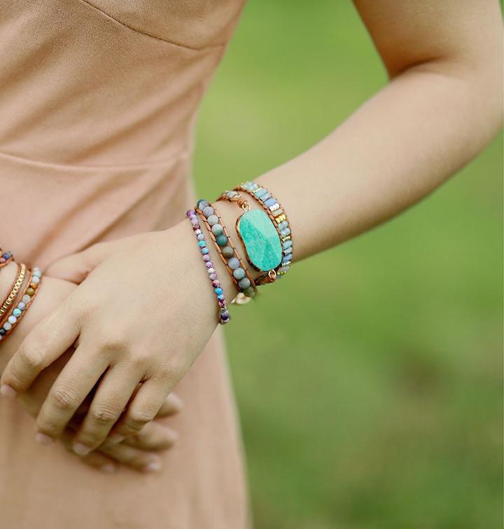 Selidon Natural Jasper Bracelet