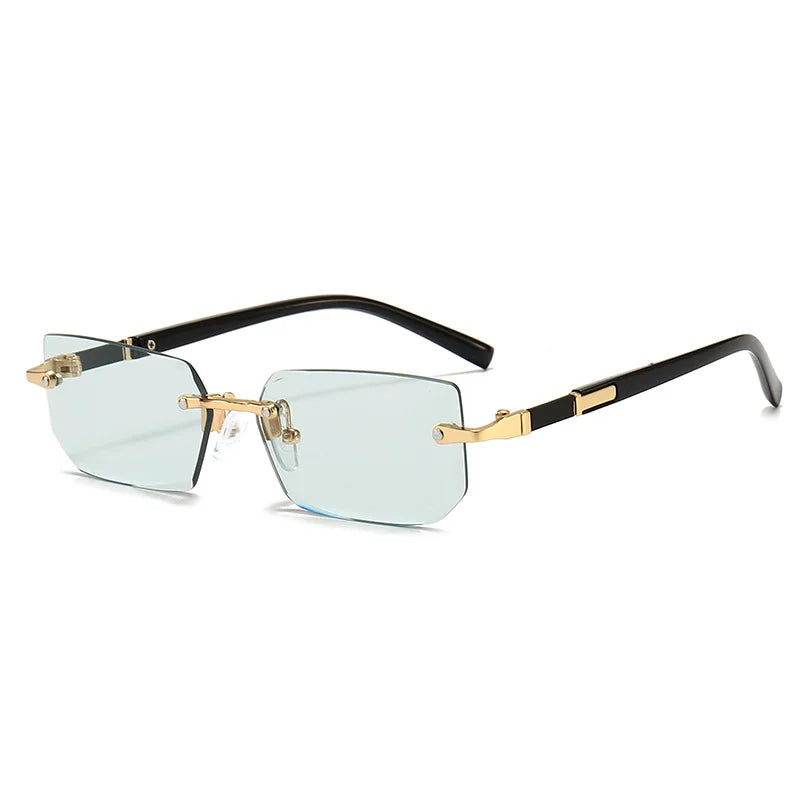 MilaShade - Rimless Rectangular Sunglasses for Women