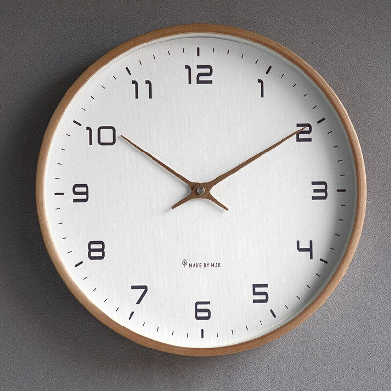 Scandinavian Wooden Wall Clock - Timeless Design