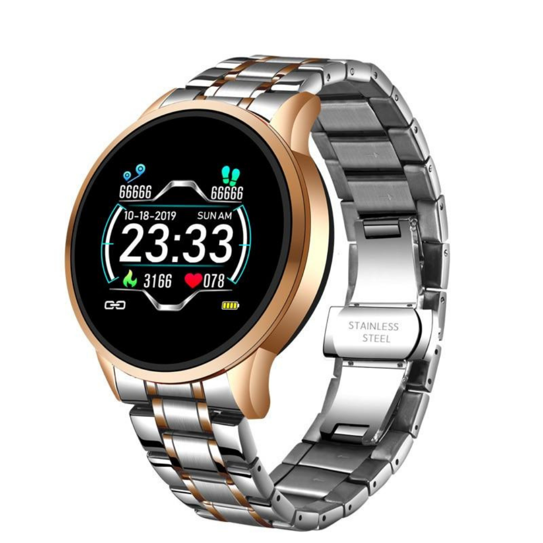 TimelessTrack - Elegant Smartwatch with Health Tracking and Calls