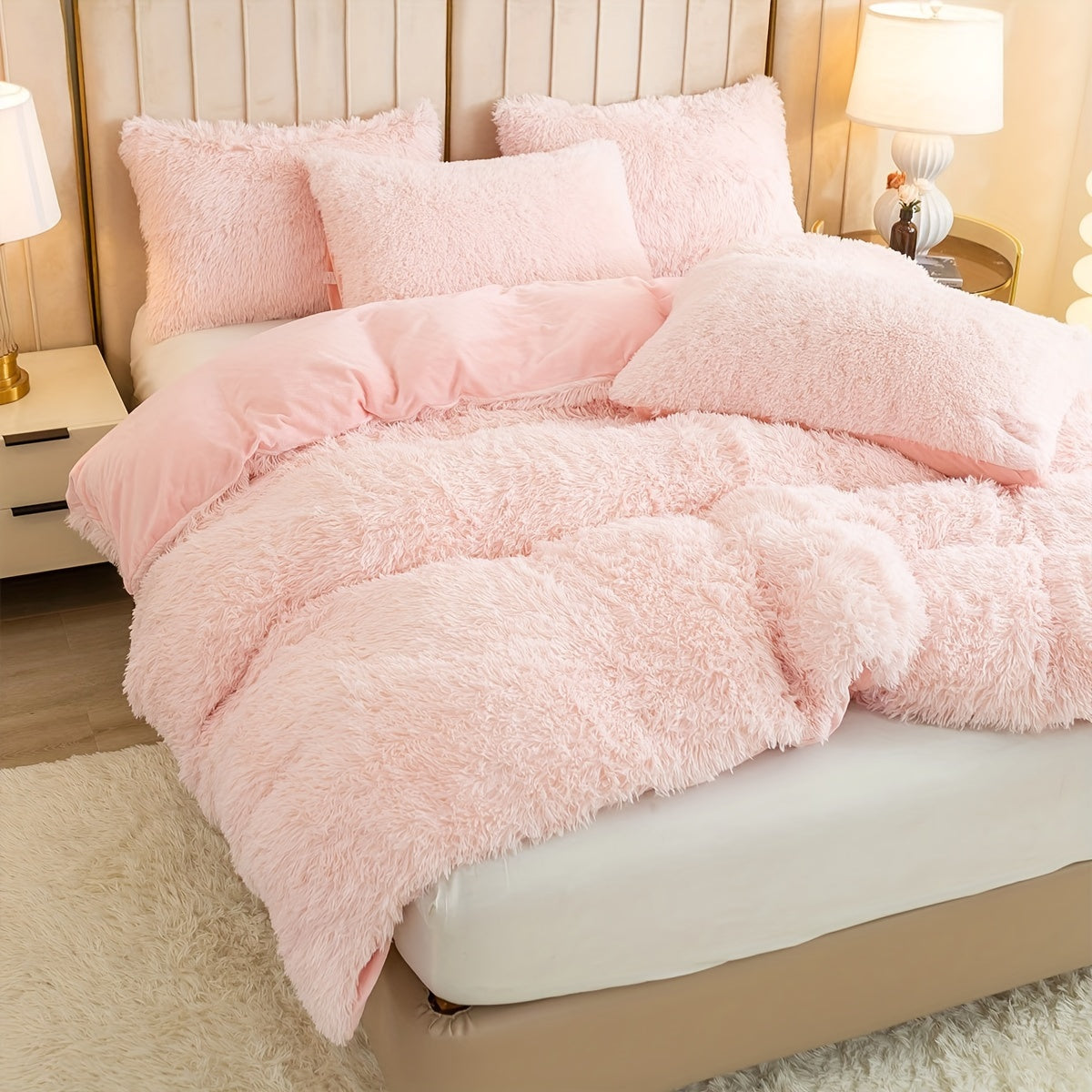 Ultra-Soft Plush Duvet Cover Set - Zipped
