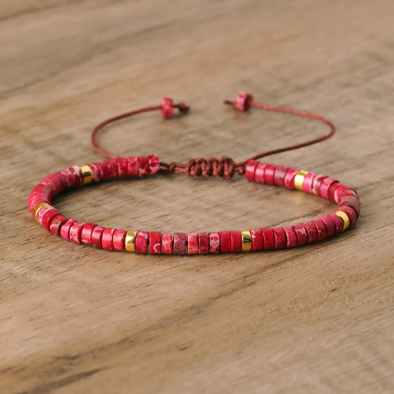 Seraphina - Braided Natural Stone Bead Bracelet for Women
