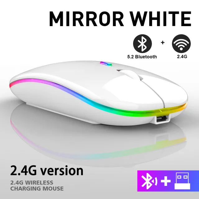 LuxeClick - Wireless Rechargeable Bluetooth Mouse