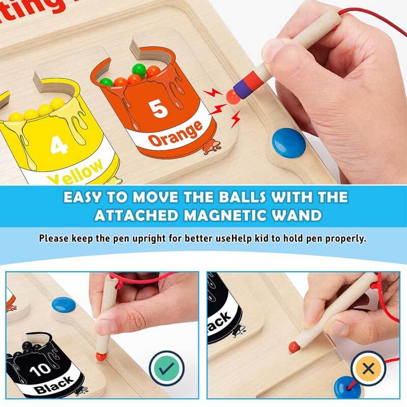 MagniTally - Playful Magnetic Counting Puzzle for Kids