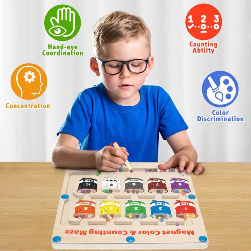 MagniTally - Playful Magnetic Counting Puzzle for Kids