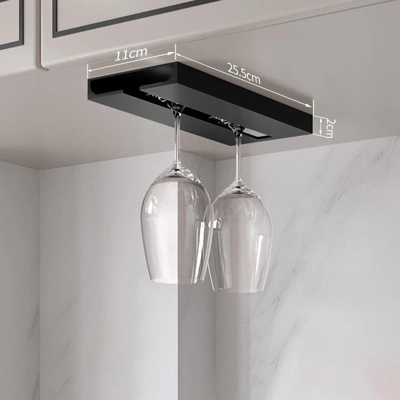 Elegant Wine Glass Rack - Space-Saving