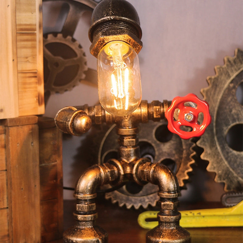 RoboLight Futuristic Bedroom Lamp with Storage