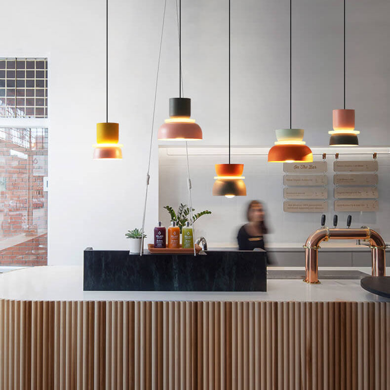 Macaron Pendant Lamp - Colorful Modern Ceiling Light
