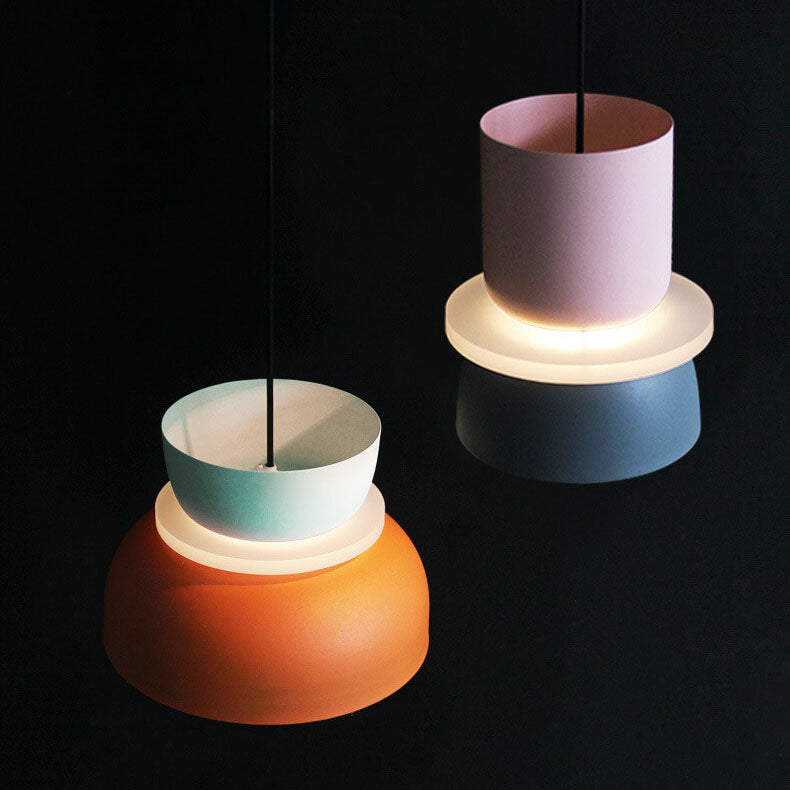 Macaron Pendant Lamp - Colorful Modern Ceiling Light