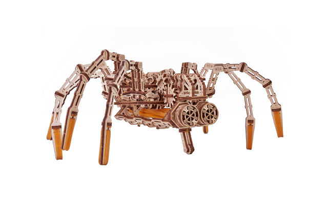 WoodCraft - 3D Mechanical Wooden Spider Puzzle