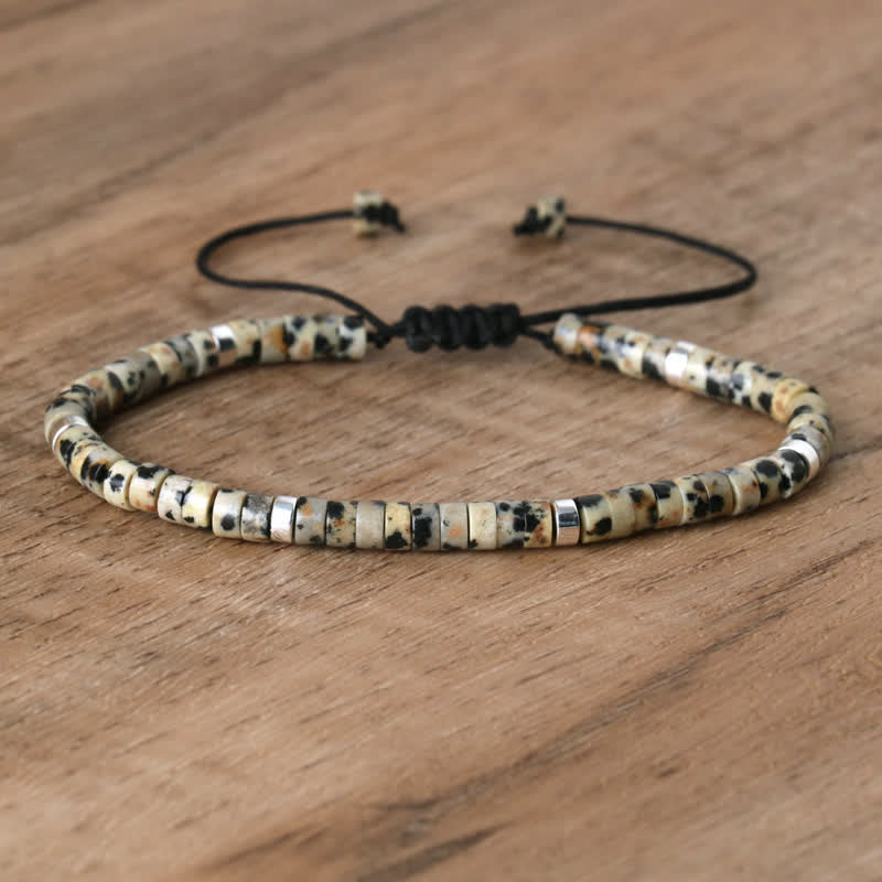Seraphina - Braided Natural Stone Bead Bracelet for Women