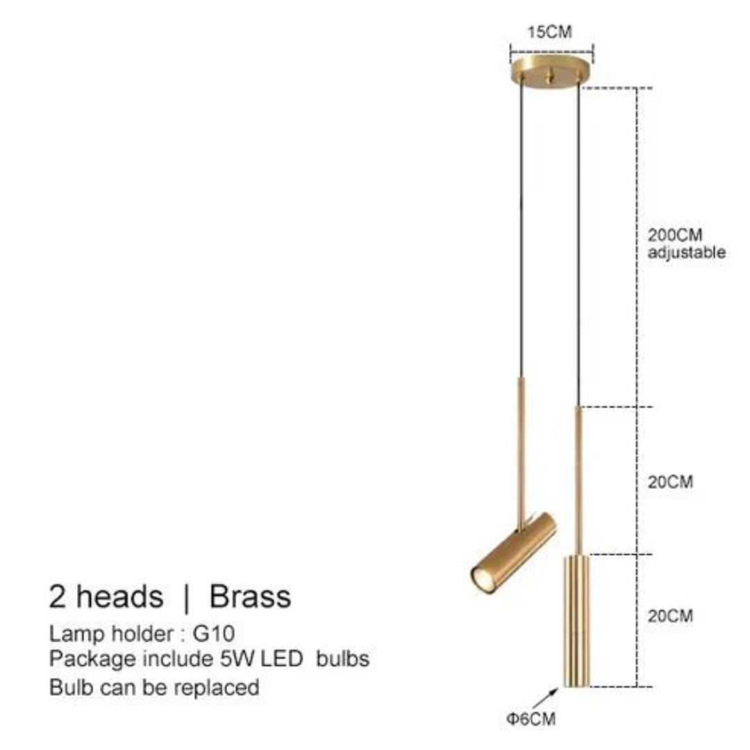 Elegant LED Pendant Lamp for Bedrooms