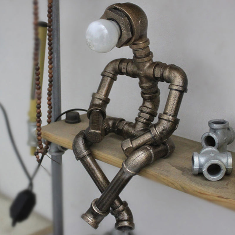 RoboShine Robot Lamp - Playful Iron Light