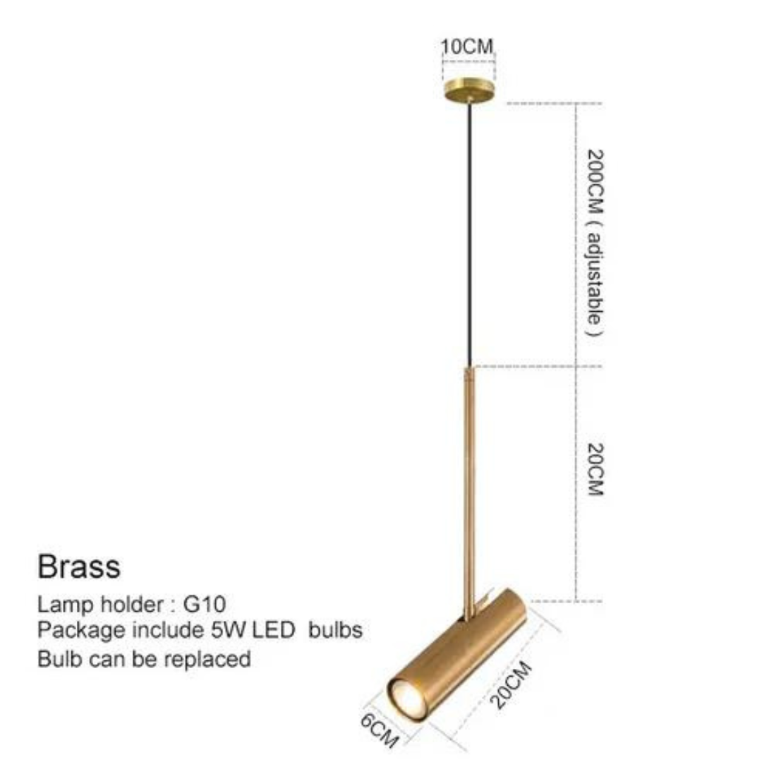Elegant LED Pendant Lamp for Bedrooms