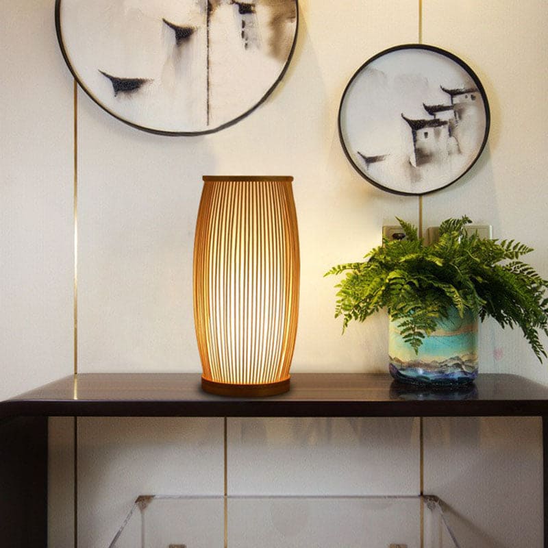 Bamboo Bright Table Lamp - Natural Bamboo Glow