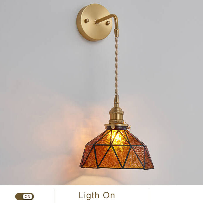 Aquarius Wall Lamp - Water-Ripple Glass