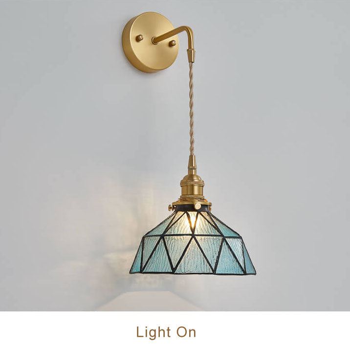 Aquarius Wall Lamp - Water-Ripple Glass