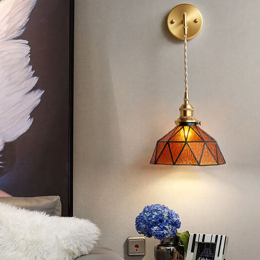 Aquarius Wall Lamp - Water-Ripple Glass