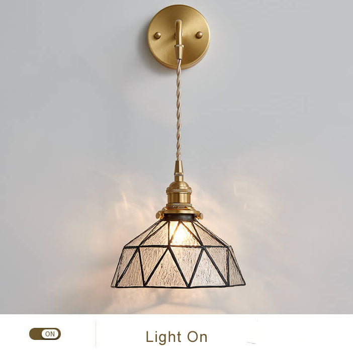 Aquarius Wall Lamp - Water-Ripple Glass