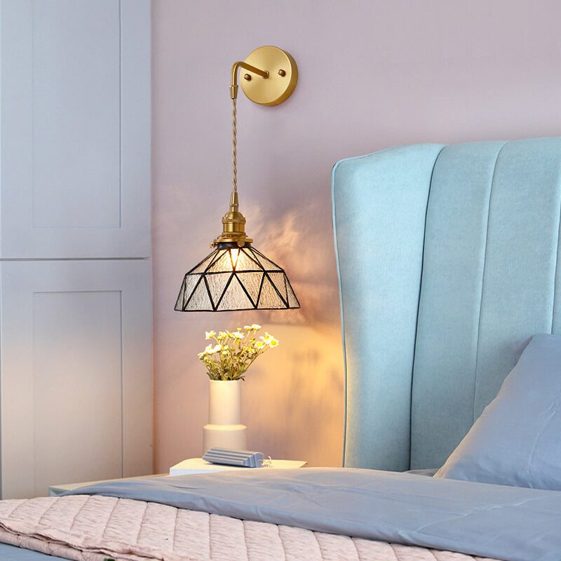 Aquarius Wall Lamp - Water-Ripple Glass