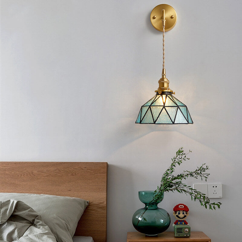Aquarius Wall Lamp - Water-Ripple Glass