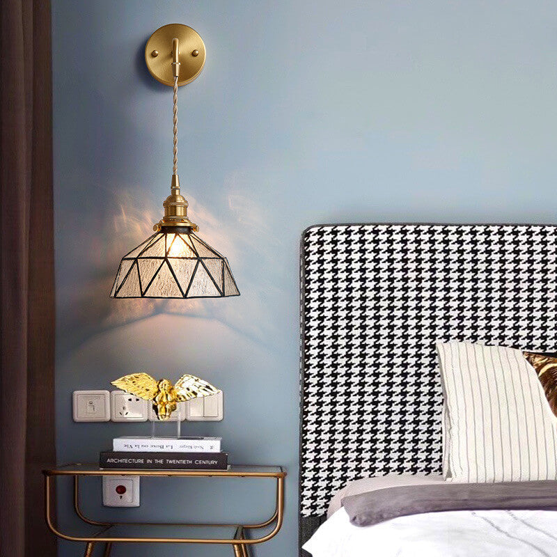 Aquarius Wall Lamp - Water-Ripple Glass