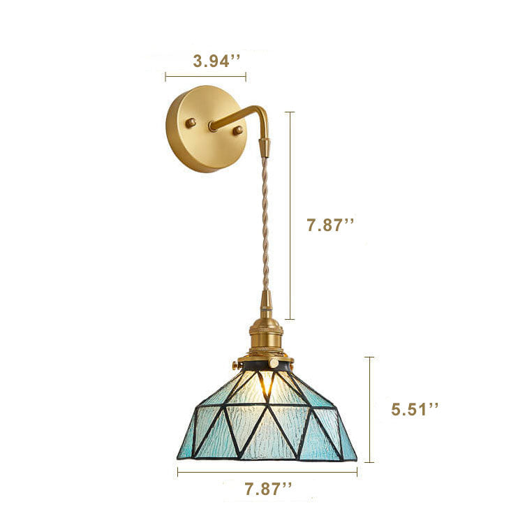 Aquarius Wall Lamp - Water-Ripple Glass