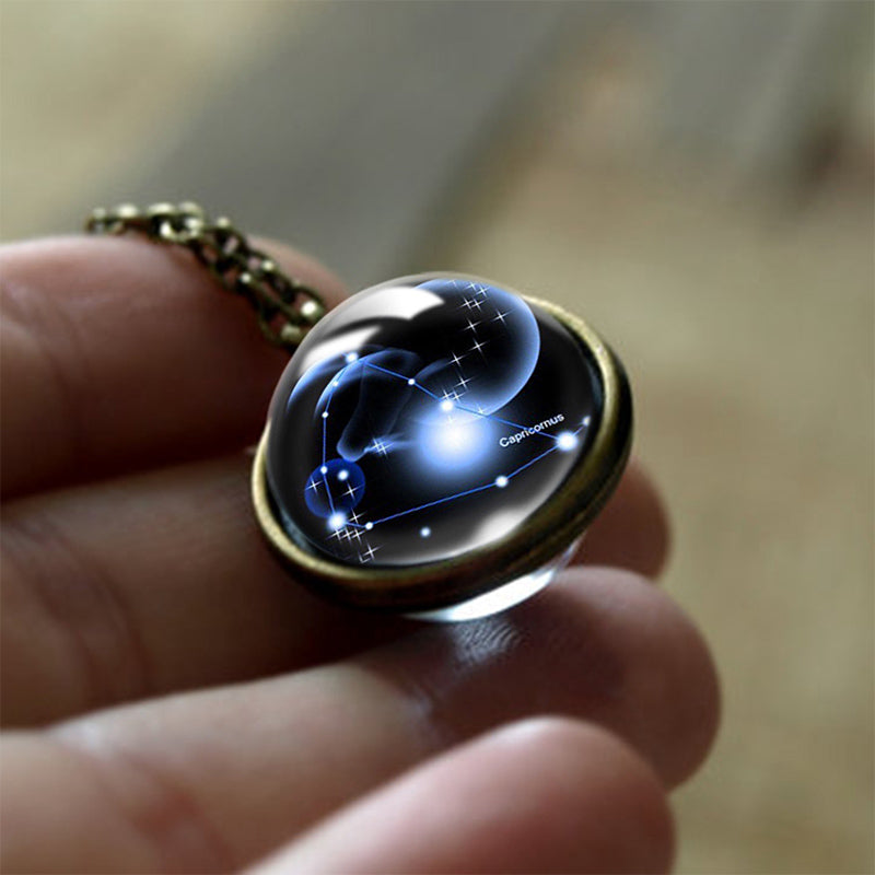 Sofia - Glass 12 Zodiac Protective Pendant
