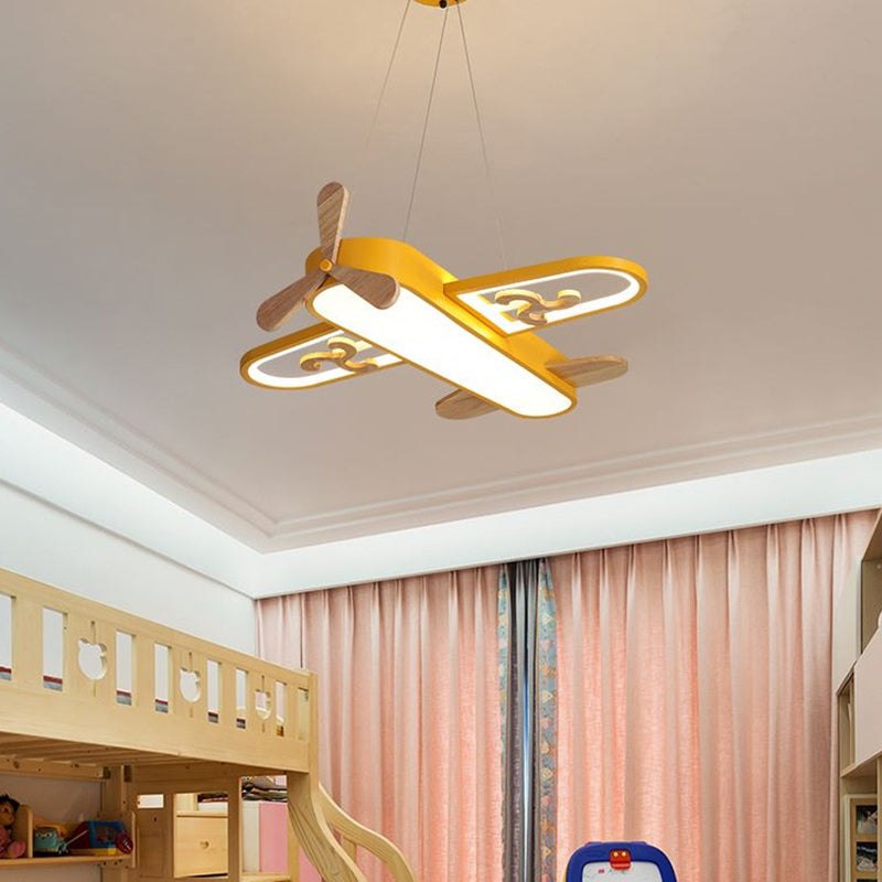 Air Lightplane Pendant - Cream Ceiling Lamp, Dimmable
